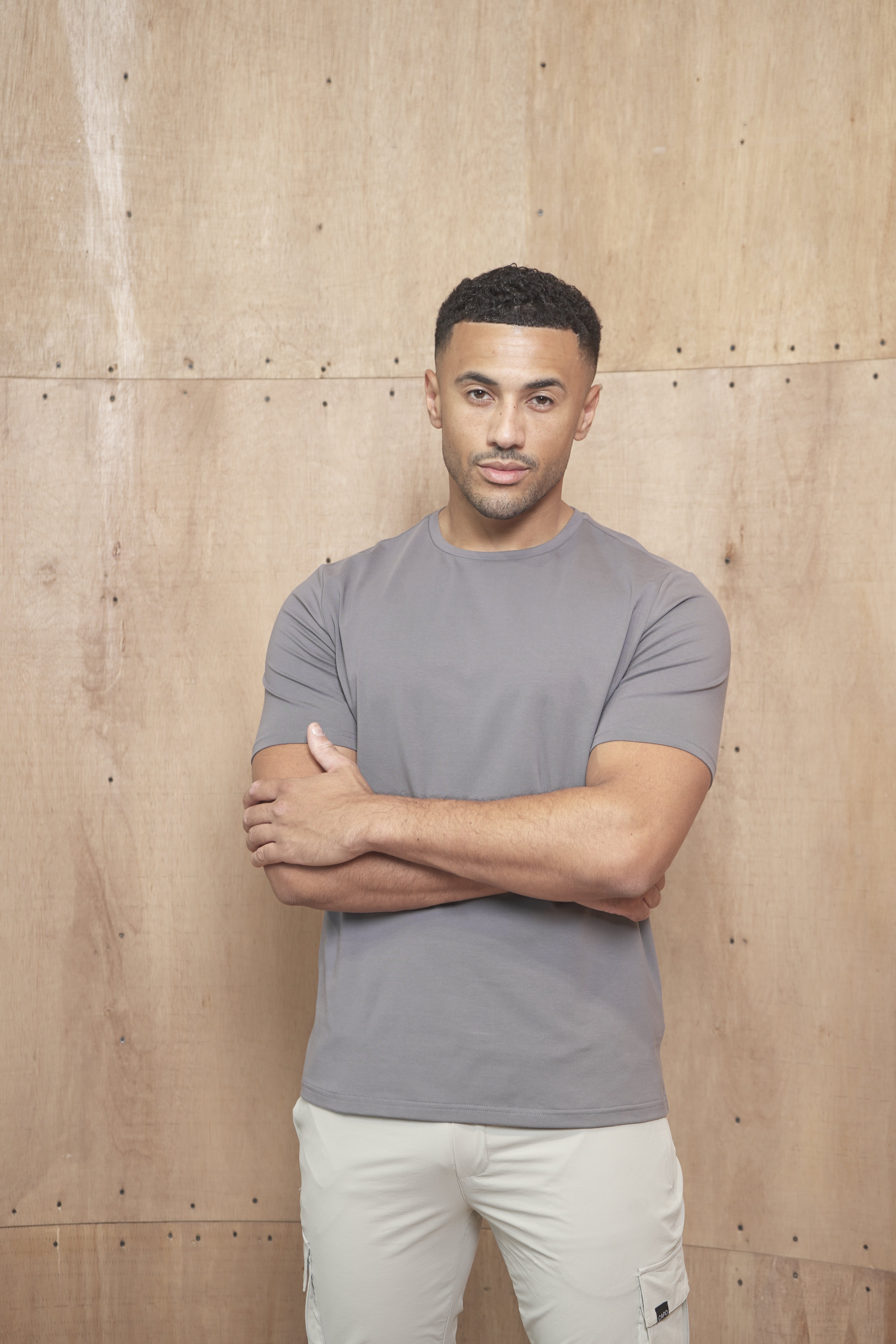 CAPO Every Day Crew Neck Cotton Slate Grey T-Shirt